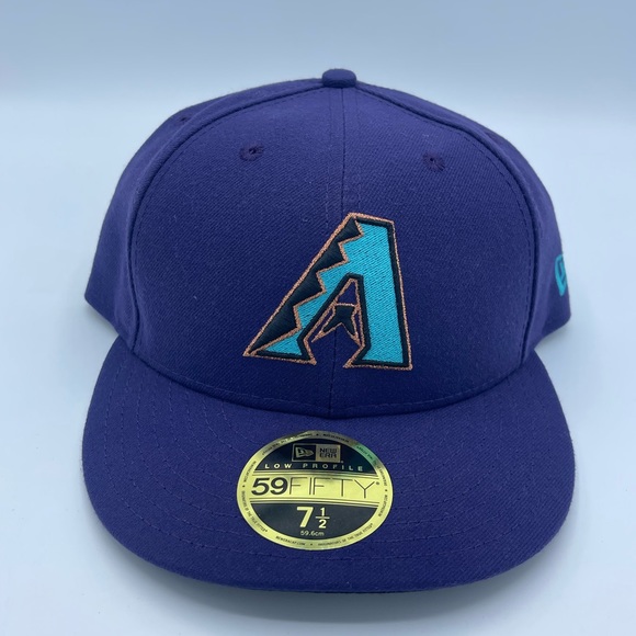 Arizona Diamondbacks New Era MLB Retro hat 7 1/2 NWT Purple Teal - Picture 1 of 8